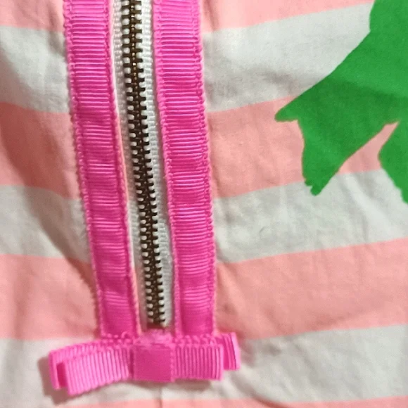 LILLY PULITZER Delia Floral Stripe Scoop Neck Sleeveless Shift Dress EUC - Picture 11 of 12